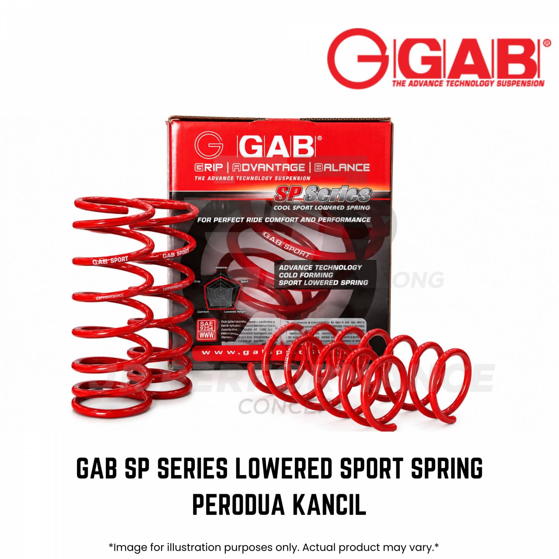 PERODUA KANCIL - GAB SP Series Lowered Sport Spring